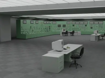 Fukushima Daiichi nuclear power plant 3D model