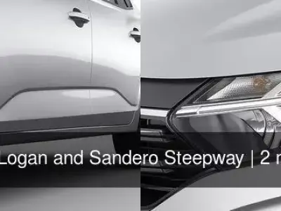 Dacia Logan and Sandero Steepway 3D Model Pack