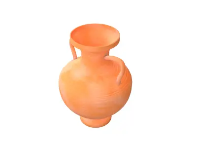 Roman Pottery v2 003 Low-poly 3D model