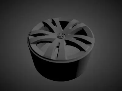 SKODA FABIA RS OEM scalable and printable rims 3D print model