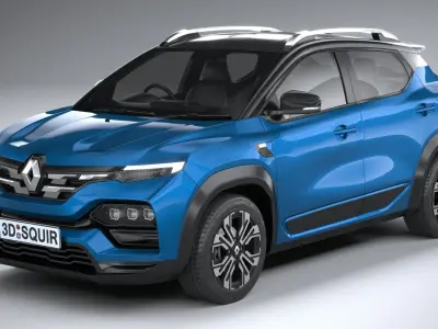 Renault Kiger 2022 3D model