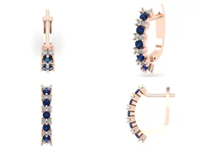 Earrings 28 3D print model