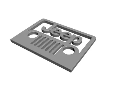 Jeep Logo 3D print model