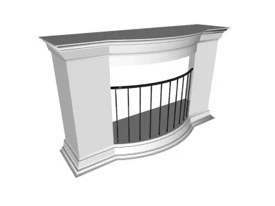 Fireplace 05 3D model