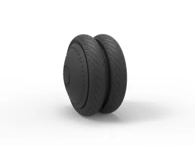  Double wheel 1 3D print model