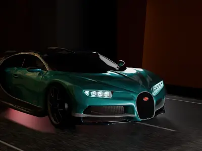 low poly scifis models 3D model