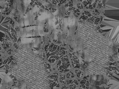 King White Snake Low-poly 3D model