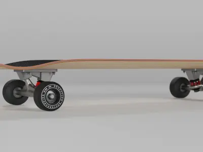 Realistic Skateboard 3D model