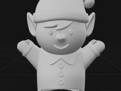 Green Elf 3D print model