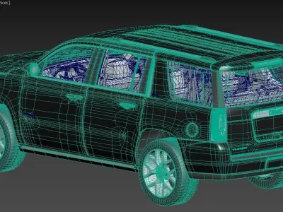 GMC Yukon 2015 -2020 3D model