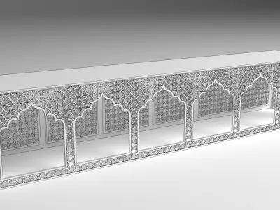 Bar Counter 3D model