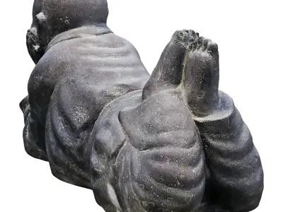 Garden sculpture Little Buddha 3D model