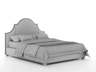 Bed luxury 3D model