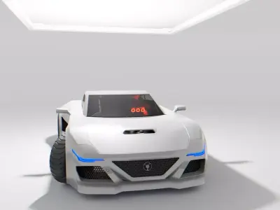Si-Fi Sport Car 3D model