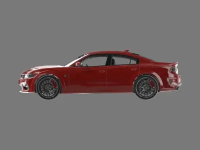 Charger SRT Hellcat 2023 3D model