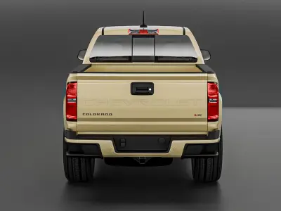 Chevrolet Colorado truck 2023 Low-poly 3D model