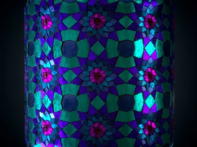 Persian Mirror work material - VOL 04 - Maps - SBsar Texture