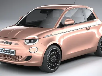 Fiat 500 3-1 2021 3D model