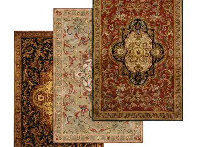 Rug Set 2392 3D model