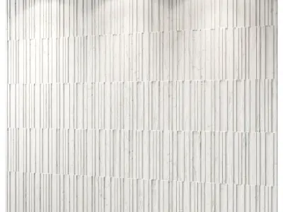 Lithos Design marble wall panel Barcode Zero 3D model