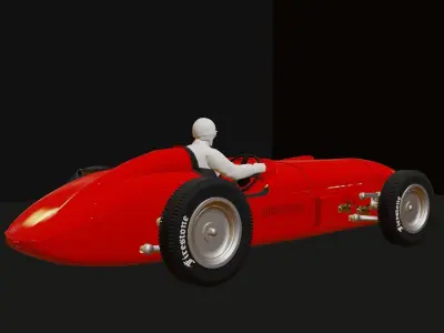 Indy Racer Midget Racer ready to print 3D print model