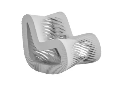 Contriga Rocking Chair 3D model