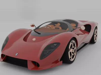 De Tomaso P72 3D model