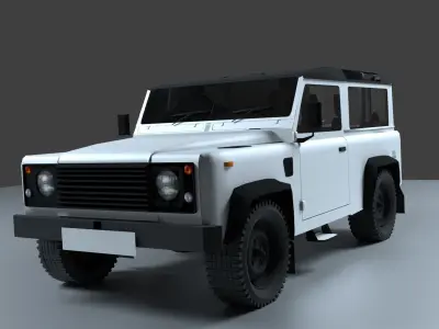 Land Rover Defender 3D model 3D model