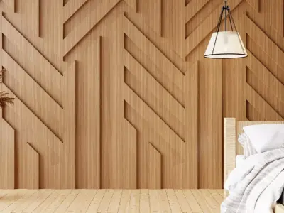 Wall wood V34 for your interior wall wood  3D model