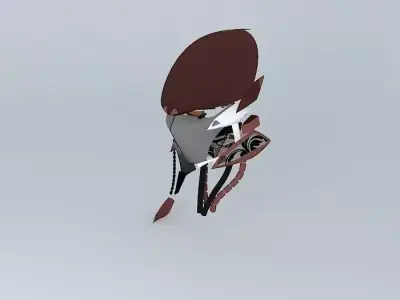 The robot head Free 3D model