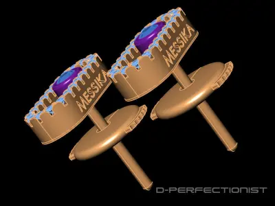 Messika Stud Earring - MOVE UNO 3D print model