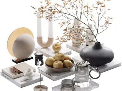 Decorative Set 31 3D model purchase