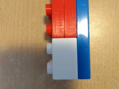 duplo-car-compatible couplers - 3D printable - no support Free 3D print model