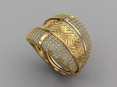Women Ring 3DM Womens Ring 3d models 3D print model 3D print model 71
