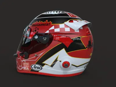 Helmet motorcycle Arai 3d model 3D model