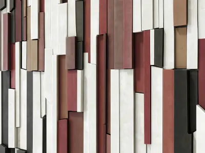 Finishing decorative stone n3 3D model