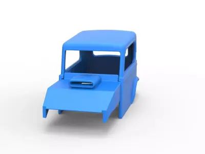 Shell of New Zealand Ministock car Scale 1 to 25 3D print model