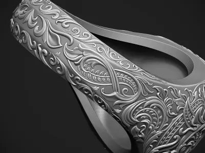 Floral Ring 3 3D print model
