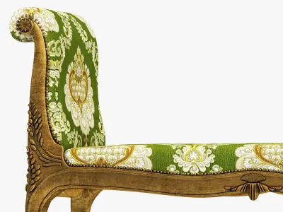 George III Giltwood Window Seats 3D model