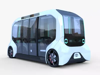 Toyota e-Palette exterior 3D model