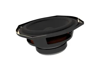 SPEAKER MODEL Low-poly 3D model