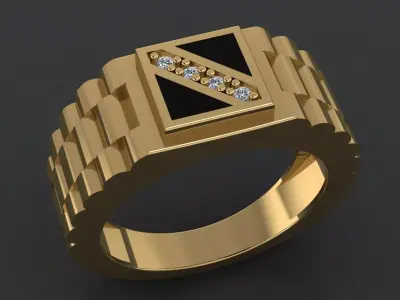 Glamira men ring 3D print model