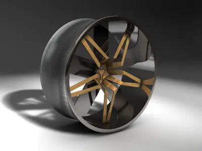 Car Rim 3D model 19
