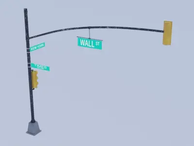 traffic light 3D model