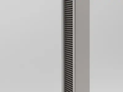 MHX-245 High-Efficiency Triple-Pass Oil Cooler 3D model