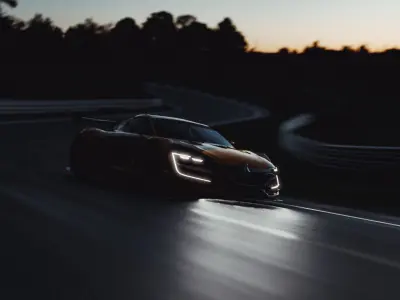 Race Track by rr 3D model