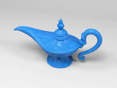 Genie Lamp 3D print model