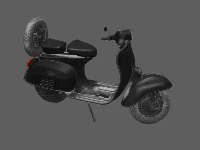 SCOOTER Low-poly 3D model