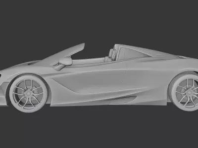 McLaren 720s Spider 3D print model