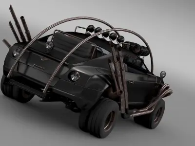 Mad Max Grizzly Bentley Continental GT 2015 3D model